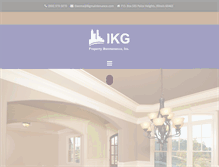 Tablet Screenshot of ikgmaintenance.com